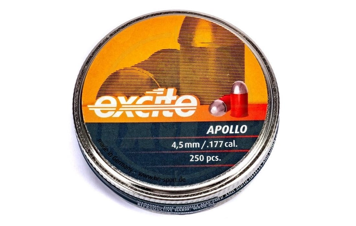 Кулі пневматичні H&N Apollo Кал. 4.5 мм Вага - 0.53 г 250 шт/уп 14530249 - зображення 1