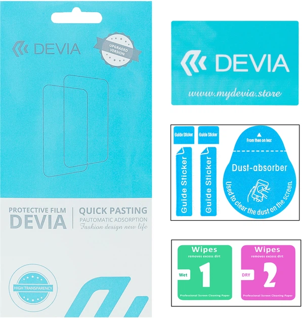 Гідрогелева плівка Devia для Samsung Galaxy A22 (DV-SM-A22) - Фото 3 Гідрогелева плівка Devia для Samsung Galaxy A22 (DV-SM-A22) - зображення 3