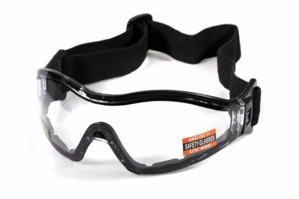 Очки для прыжков с парашютом Global Vision Eyewear Z-33 Clear - изображение 1