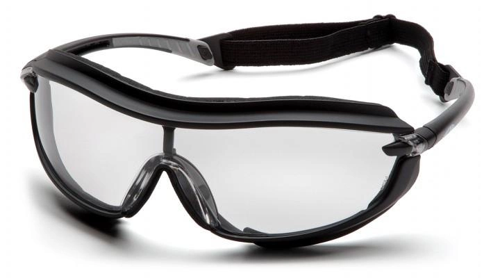 Балістичні окуляри захисні із ущільнювачем Pyramex XS3 Plus (Anti-Fog) (clear) прозорі - зображення 1