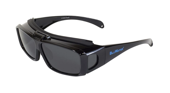 Накладные очки с поляризацией BluWater FLIP-IT Gray - изображение 1