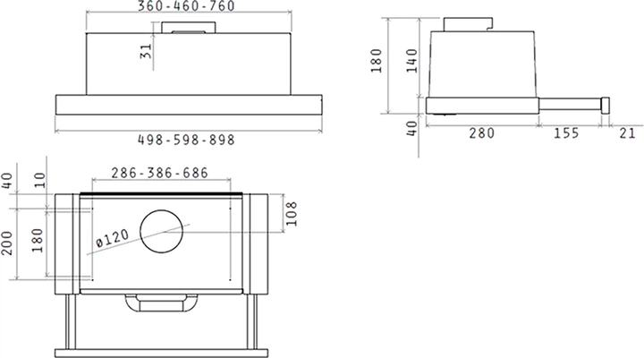 Витяжка Elica Elite 14 Lux BL/A/50 (PRF0081870B) - зображення 8