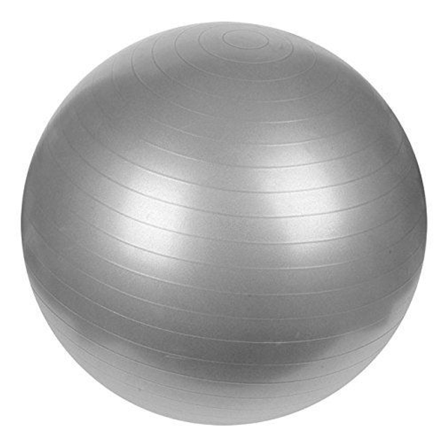 Мяч для фитнеса EasyFit 75 см серый (фитбол, гимнастический мяч для ...