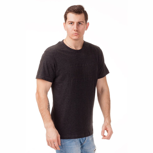 Футболка Magnum Essential T-Shirt DARK GREY MELANGE S Серый (MGETDGM)  - изображение 1