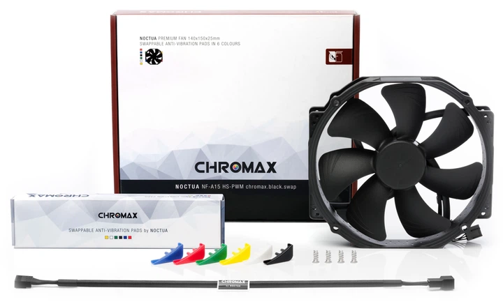 Кулер Noctua NF-A15 HS-PWM chromax.black.swap - зображення 3