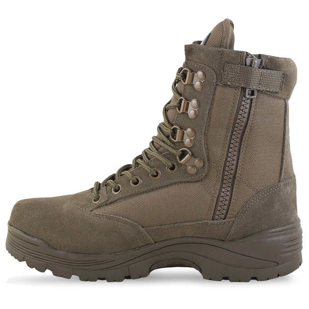 Берци MIL-TEC TACTICAL SIDE ZIP BOOTS Коричневі 40 - зображення 2