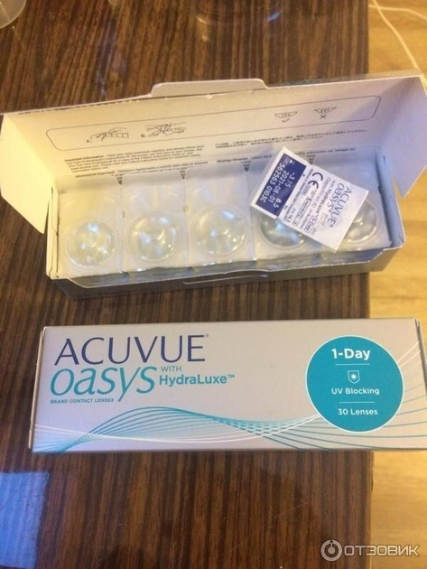 Контактные линзы ACUVUE OASYS 1-Day с технологией HydraLuxe 1 шт. от ...
