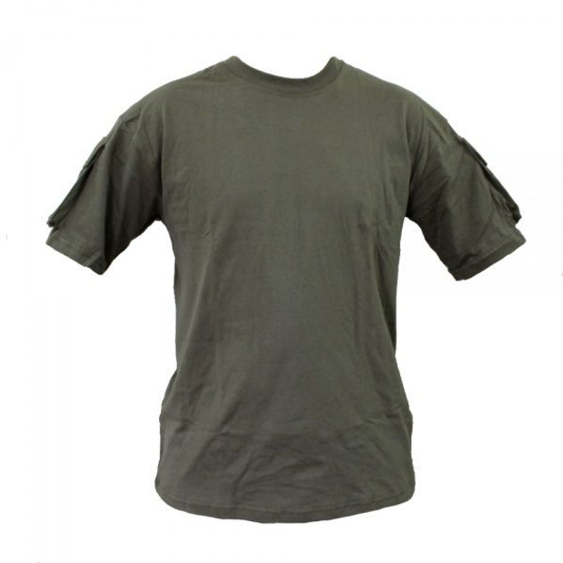 Футболка MIL-TEC тактическая T-Shirt OD L Зеленый (11019201)  - изображение 1