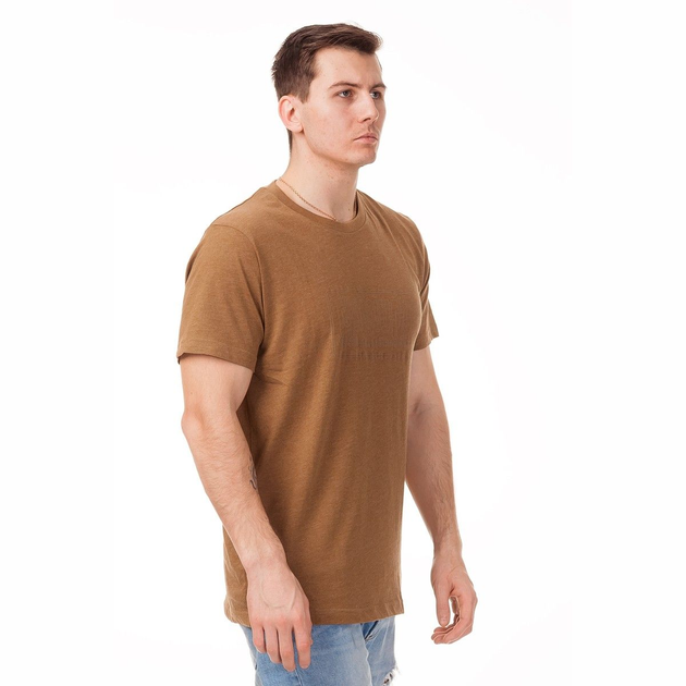 Футболка Magnum Essential T-Shirt COYOTE MELANGE XXL Коричневий (MGETСM) - зображення 1