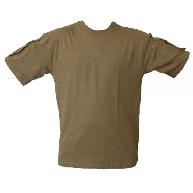 Футболка MIL-TEC тактична T-Shirt CB XXXL Коричневий (11019205) - зображення 1