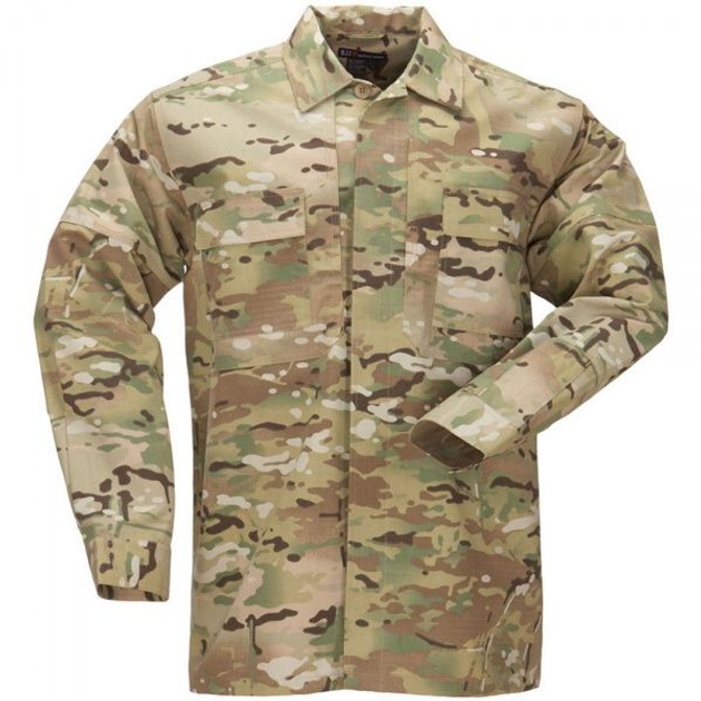 Рубашка тактическая 5.11 Tactical TDU Tactical MultiCam L Камуфлированный (72013MC) - изображение 1