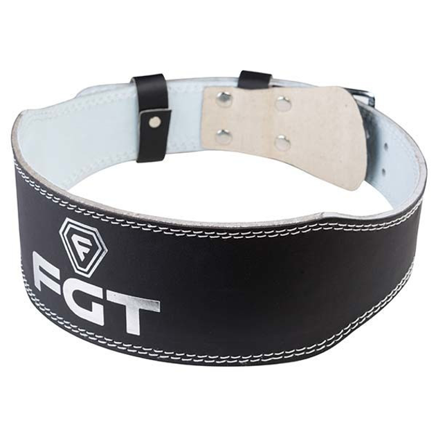 Пояс атлетический FGT Silver 10 см L-size узкий (ремень штангиста для .