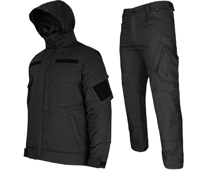 Костюм спеціальний зимовий Triumph Tactical Мілітарі 62 Чорний (6751390) - зображення 2