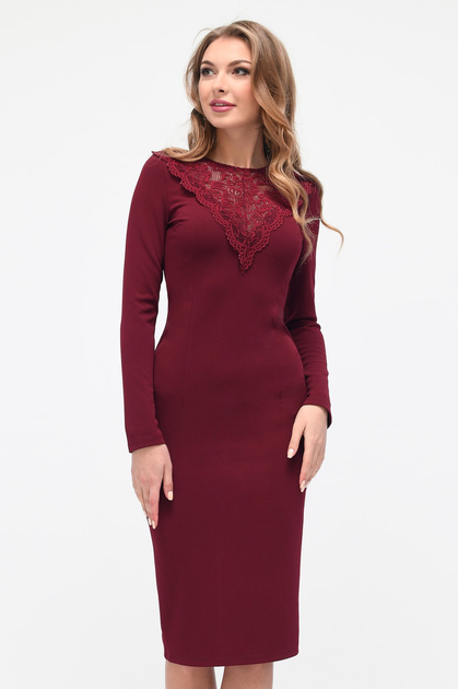 Платье КР-10182-16 Pretty Woman S марсала от продавца: WOMAN24 – в ...