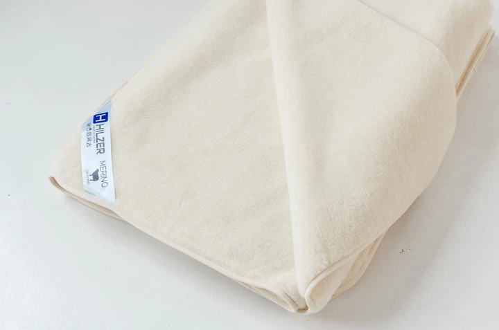 Одеяло осень-зима HILZER (MERINO) двуспальное 240x200 см, Италия, 100% шерсть, 5 лет гарантия - изображение 9
