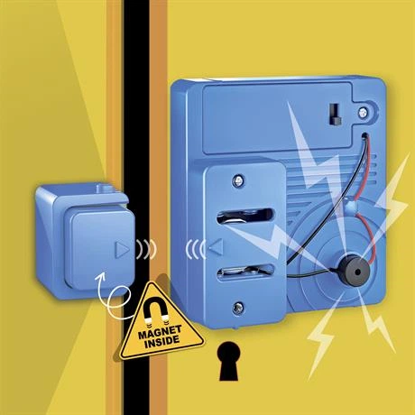 Zestaw 4M KidzLabs Magnetyczny alarm włamywacza (4893156034403) - obraz 2