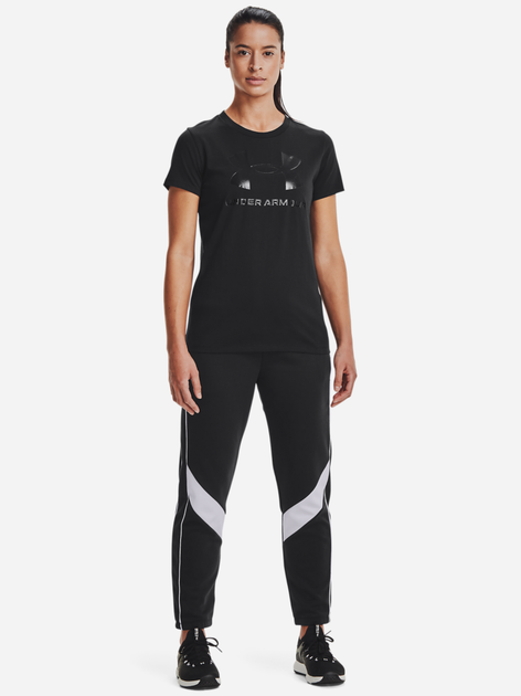 Футболка женская Under Armour UA Rival Logo 1356305-002 XS Черная (194513888849) - Фото 3 Футболка женская Under Armour UA Rival Logo 1356305-002 XS Черная (194513888849) - изображение 3