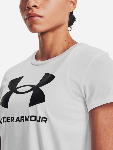 Футболка Under Armour UA Rival Logo 1356305-102 L (194513889389) - изображение 4