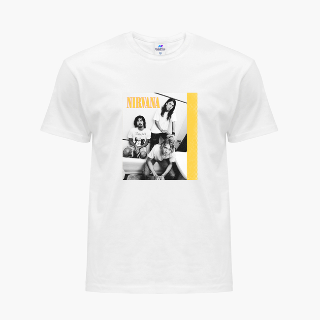 Футболка мужская Нирвана (Nirvana) (9223-2972-9) XL Белая – Брендовая ...