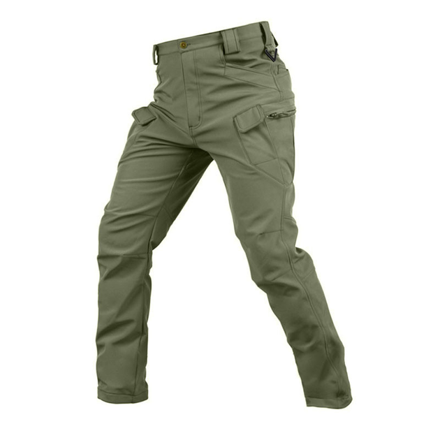 Тактичні штани Pave Hawk PLY-15 Green S утеплені формені штани військові - зображення 1