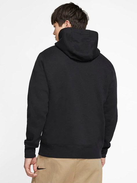 Худі утеплене чоловіче Nike M Nsw Club Hoodie Po Bb BV2654-010 XL Чорне (193147704600) - зображення 2