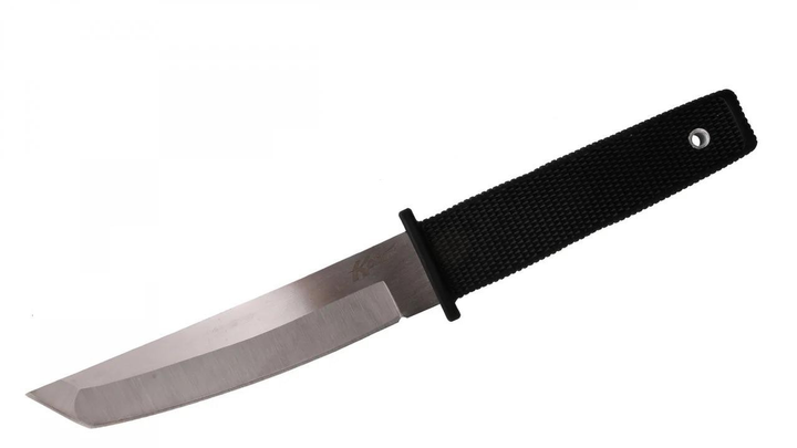 Охотничий нож нескладной Туристический Для кемпинга рыбалки Tanto Cold Steel Kobun 17T Черный - изображение 1