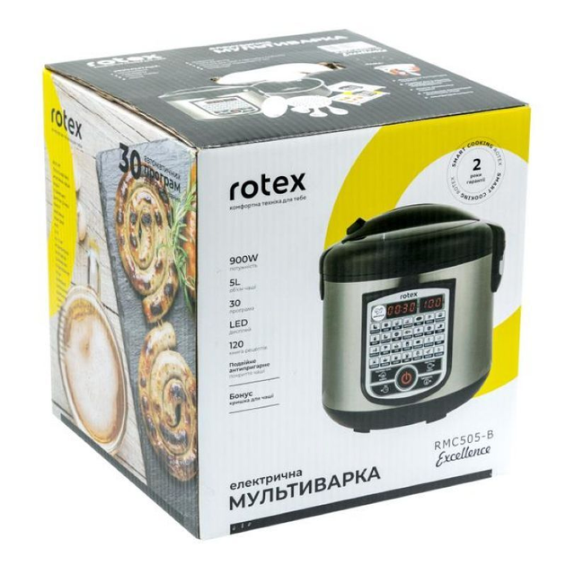 Мультиварка ROTEX RMC 505-B Excellence - зображення 8