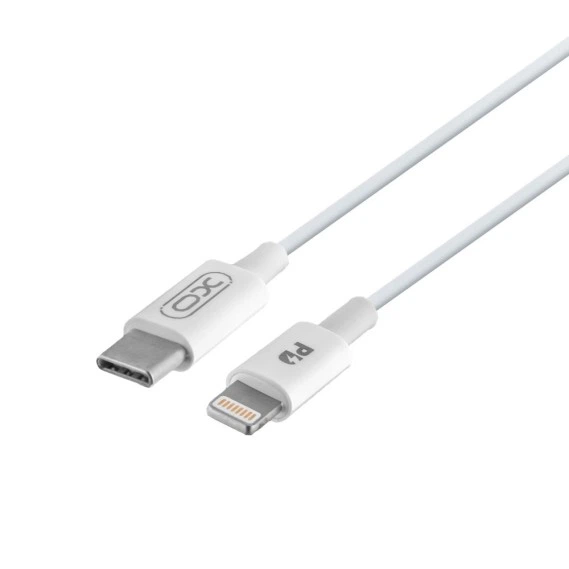Мережний зарядний пристрій XO L77 PD 20w Type-C to Lightning (Білий) - зображення 3