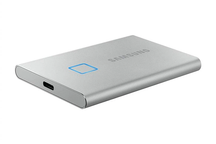 Накопитель внешний SSD 2.5" USB 500GB Samsung T7 Touch Silver (MU-PC500S/WW) - изображение 5