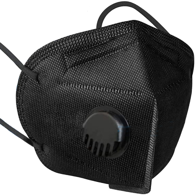 Респиратор Medicalspan FFP3 NR D с клапаном выдоха Черный 10 шт ...