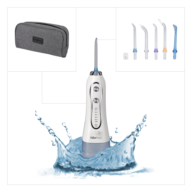 Ирригатор H2ofloss Travel Kit HF-6 White – фото, отзывы, характеристики ...