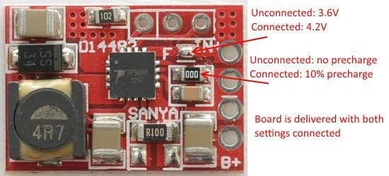 Модуль зарядки, Контролер LiFePO4 3.2V/ li-io 3.7V (TP5000) 1A/2А - изображение 6
