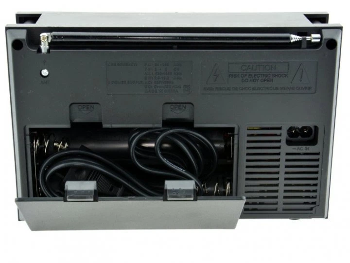 Портативный FM радиоприемник GOLON RX-99 ФМ радио проигрыватель (принимает флешку USB) на аккумуляторе и от батареек - изображение 4