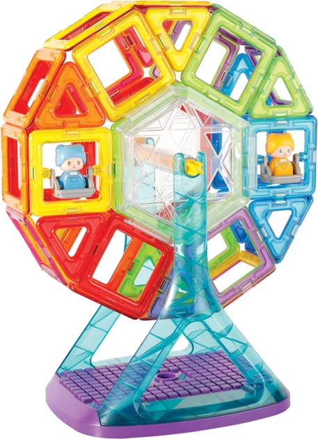 Magnetyczne klocki Magformers Karnawał Plus 48 elementów (730658030165) - obraz 3