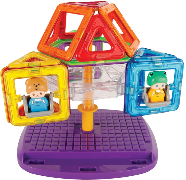 Magnetyczne klocki Magformers Karnawał Plus 48 elementów (730658030165) - obraz 7