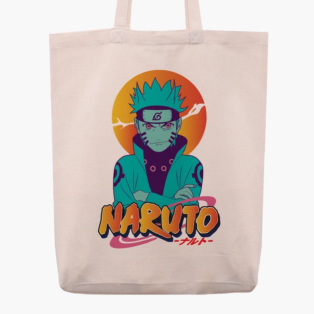 Еко сумка шопер Наруто Узумаки (Naruto Uzumaki) (9227-2631) 41x35x8.5 см Бежевий - Фото 4 Еко сумка шопер Наруто Узумаки (Naruto Uzumaki) (9227-2631) 41x35x8.5 см Бежевий - зображення 4