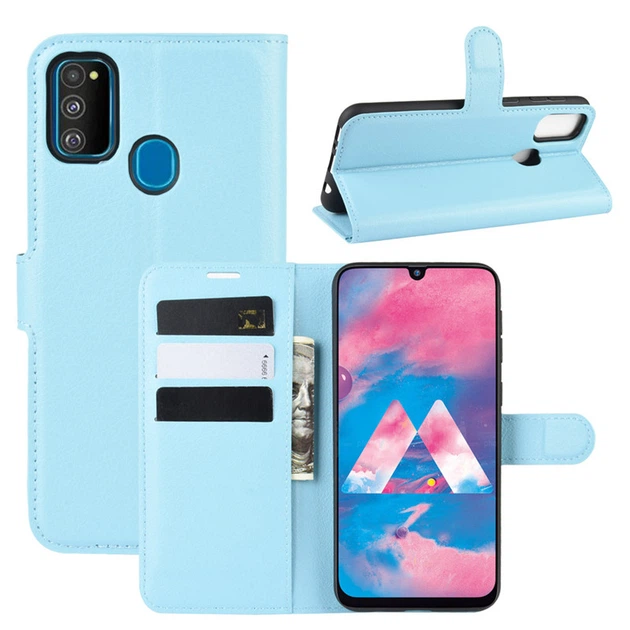 Чехол Luxury для Samsung Galaxy M21 (M215) книжка голубой - Фото 1 Чехол Luxury для Samsung Galaxy M21 (M215) книжка голубой - изображение 1