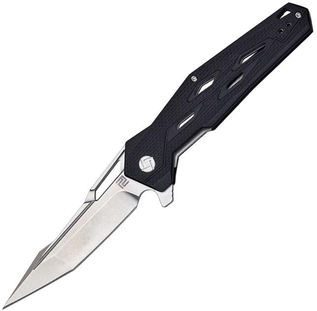 Кишеньковий ніж Artisan Cutlery Interceptor SW, D2, G10 Flat Black (2798.01.50) - зображення 1