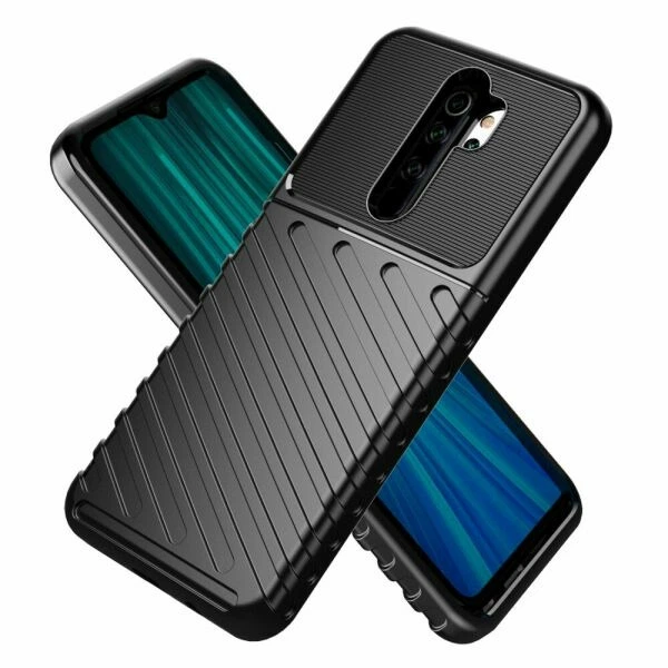 Защитный чехол Deexe Thunder Series для Xiaomi Redmi Note 8 Pro - Black - Фото 2 Защитный чехол Deexe Thunder Series для Xiaomi Redmi Note 8 Pro - Black - изображение 2