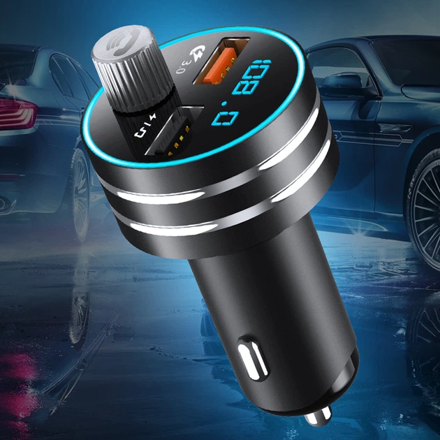 FM-трансмиттер модулятор TOPK G201Q Bluetooth, TF, USB QC 3.0 28W 2xUSB - Фото 8 FM-трансмиттер модулятор TOPK G201Q Bluetooth, TF, USB QC 3.0 28W 2xUSB - изображение 8