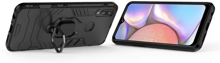 Чехол Iron Ring для Samsung Galaxy A10s / A107F бронированный бампер Броня Black - изображение 2