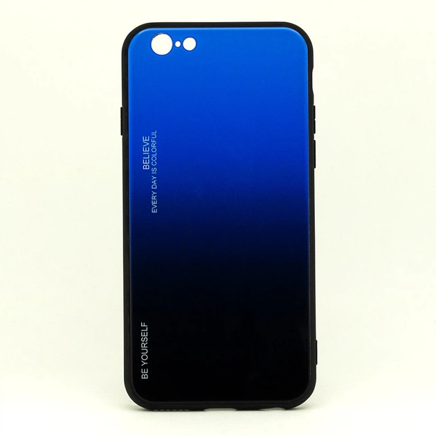 Чехол Gradient для Iphone SE 2022 бампер накладка Blue-Black - Фото 2 Чехол Gradient для Iphone SE 2022 бампер накладка Blue-Black - изображение 2