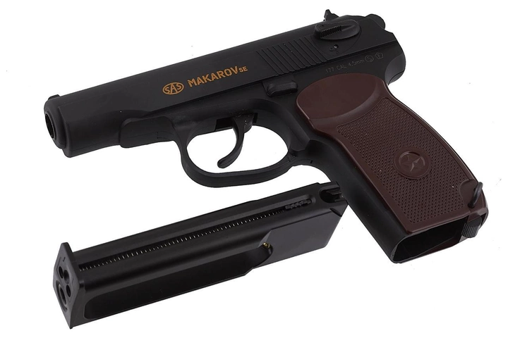 Пістолет пневматичний SAS Makarov SE, 4,5 мм - изображение 1
