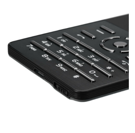 Мобільний маленький телефон Aiek Card Phone Qmart Q1 Black (MM1050) - зображення 6