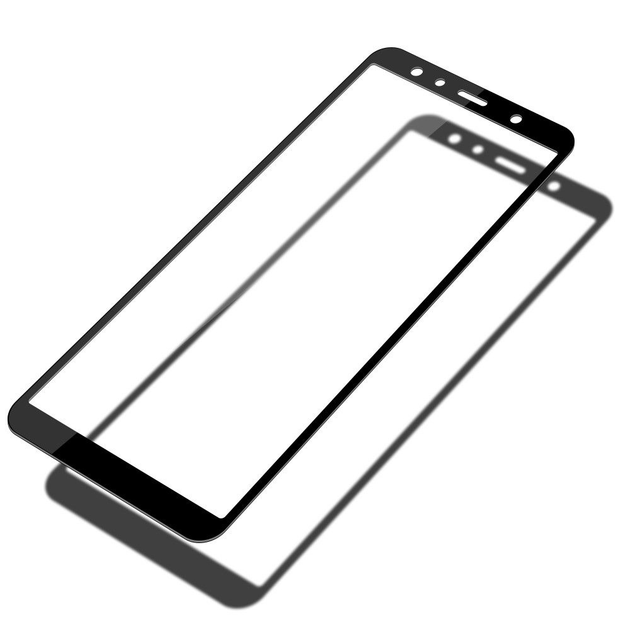Защитное стекло для SAMSUNG A750 Galaxy A7 (2018) Full Glue (0.3 мм, 2.5D, чёрное) - изображение 3
