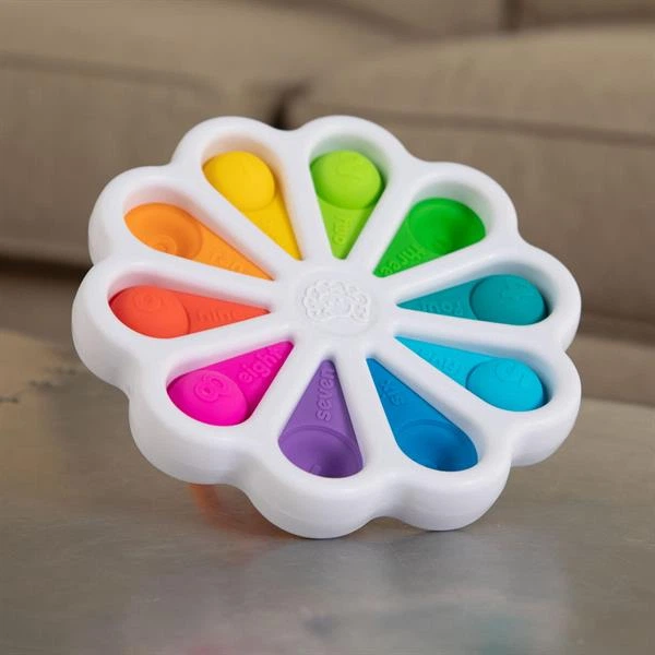 Іграшка-антистрес Fat Brain Toys dimpl digits Кольорові пелюстки (F275EN) - зображення 8