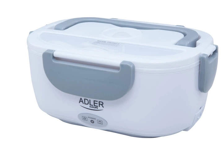 Ланч-бокс с подогревом Adler Grey-white 1100 мл 220 В 50 Вт (AD 4474) - изображение 5