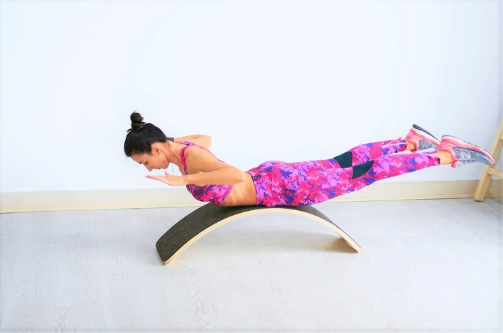 Рокерборд SwaeyBoard з захистом для пальців big 109x32x2.3 см темно-сірий - зображення 5