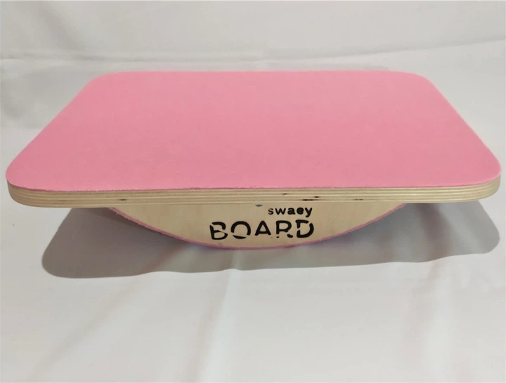 Балансир SwaeyBoard 50х35х10 см рожевий балансборд - Фото 3 Балансир SwaeyBoard 50х35х10 см рожевий балансборд - зображення 3