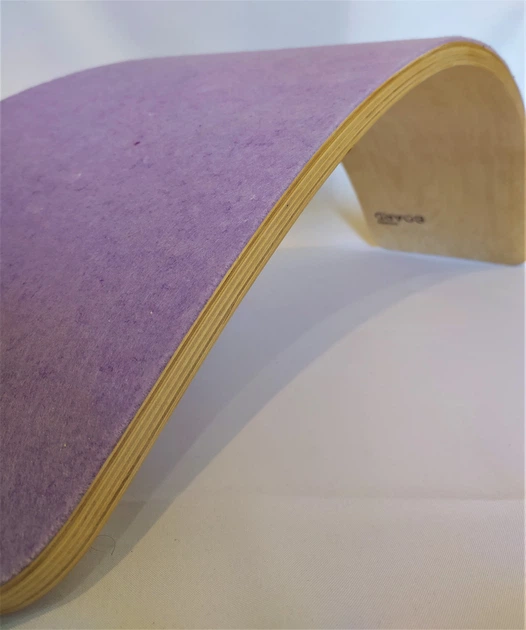 Балансборд SwaeyBoard Kids с защитой для пальцев 93x28x1.9 см фиолетовый рокерборд - Фото 9 Балансборд SwaeyBoard Kids с защитой для пальцев 93x28x1.9 см фиолетовый рокерборд - изображение 9